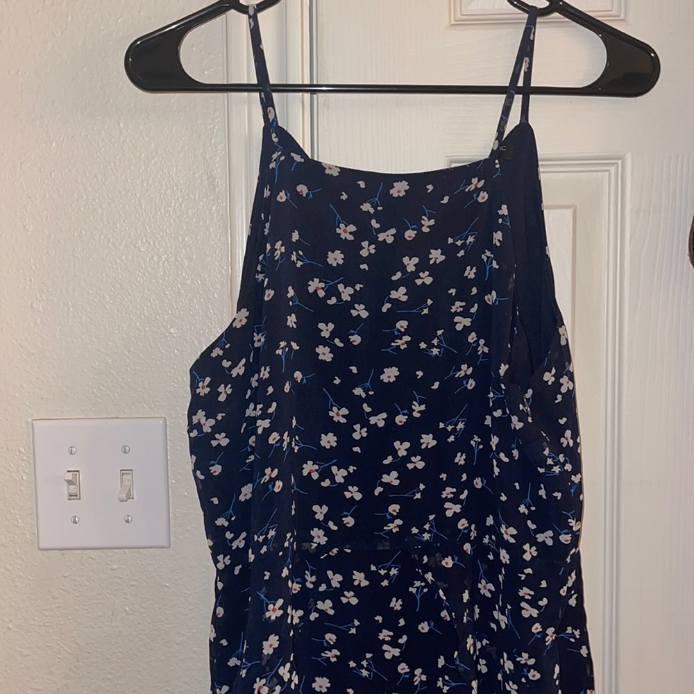 Navy flower dress